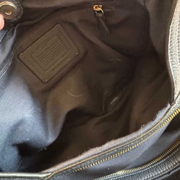 Coach dark blue Leather Women's Bag - Picture 8 of 11